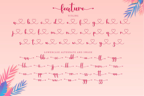 Love Lea Font Poster 8