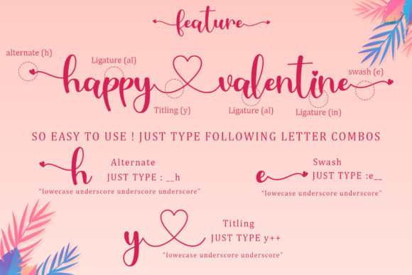 Love Lea Font Poster 9