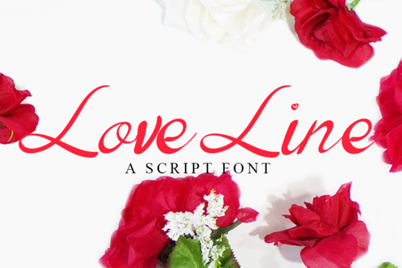 Love Line Font Poster 1