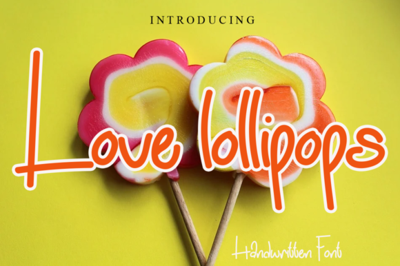 Love Lollipops Font