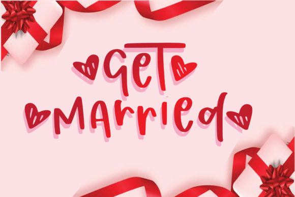 Love Marry Font Poster 2