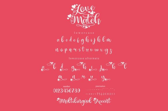 Love Match Font Poster 7