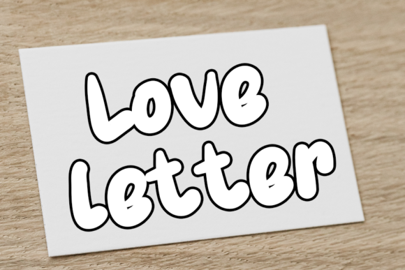 Love Me Tender Font Poster 3