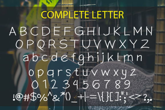 Love Melody Font Poster 3