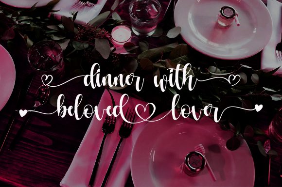 Love Moment Font Poster 2