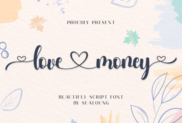 Love Money Font Poster 1