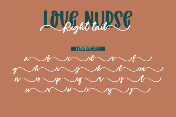 Love Nurse Font Poster 6