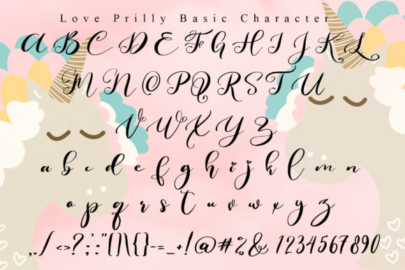 Love Prilly Font Poster 7