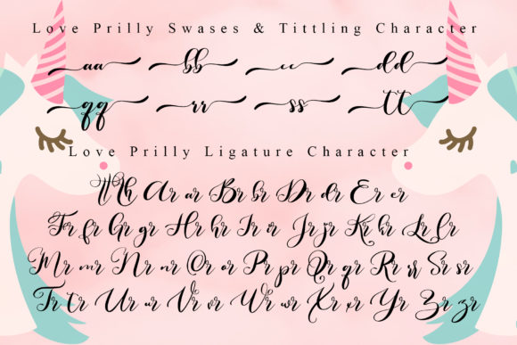 Love Prilly Font Poster 8