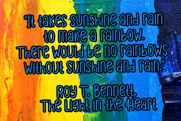 Love Rainbow Font Poster 2