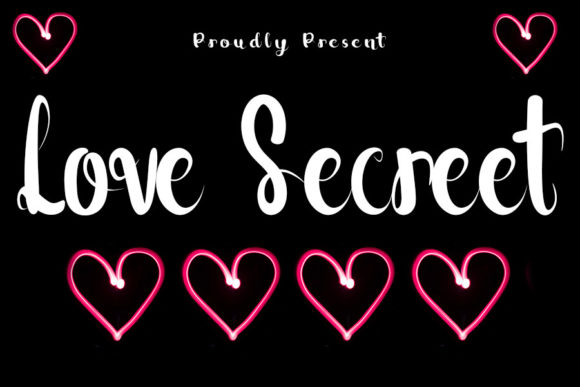 Love Secreet Font Poster 1