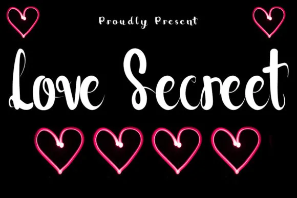 Love Secreet Font Love Secreet Font Poster 1
