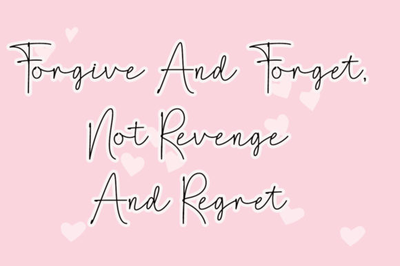 Love Signature Font Poster 2