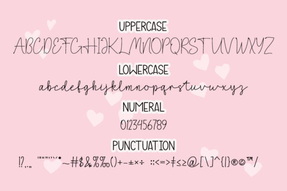Love Signature Font Poster 5
