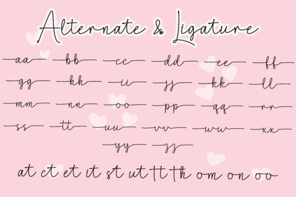 Love Signature Font Poster 6