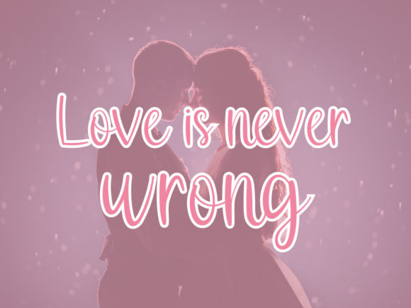 Love Story Font Poster 3