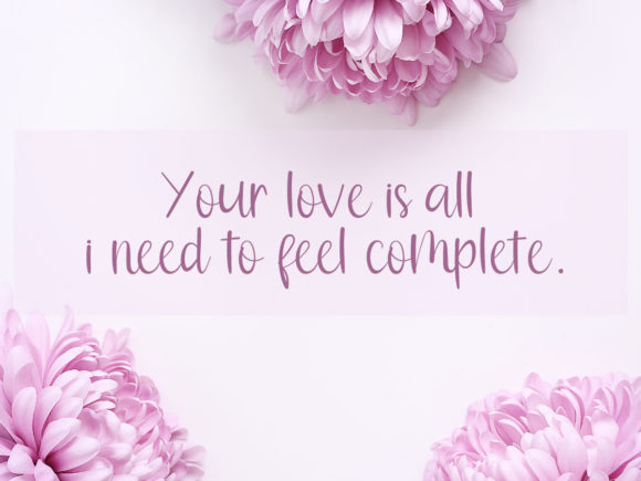 Love Story Font Poster 4