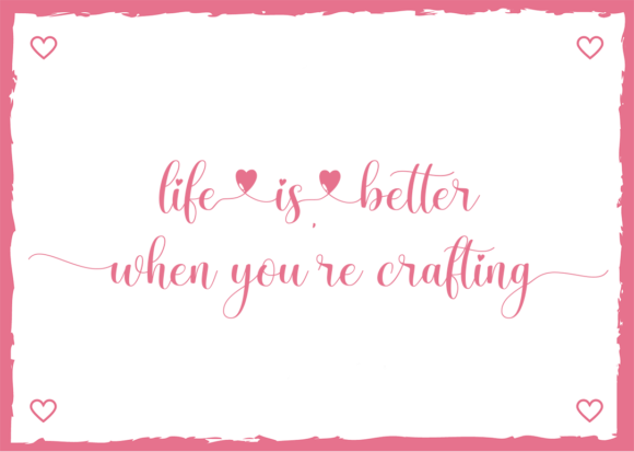 Love Story Font Poster 2