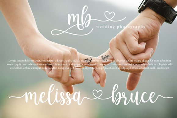 Love Story Font Poster 10
