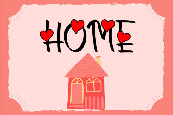 Love Story Font Poster 2