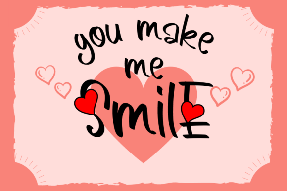 Love Story Font Poster 3