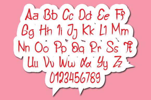 Love Story Font Poster 2
