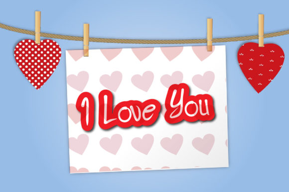 Love Story Font Poster 4
