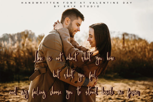 Love Strory Font Poster 2