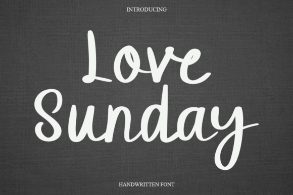 Love Sunday Font