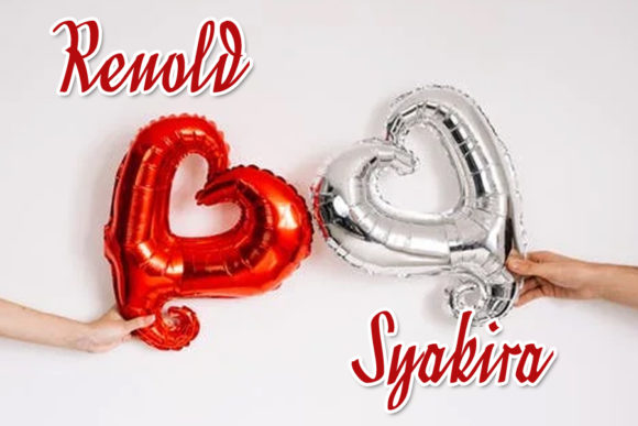 Love Valentine Font Poster 3