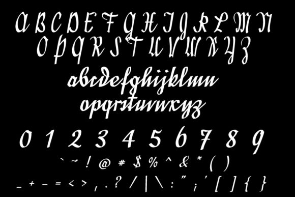 Love Valentine Font Poster 4