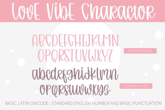 Love Vibe Font Poster 2