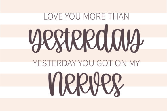 Love Vibe Font Poster 3
