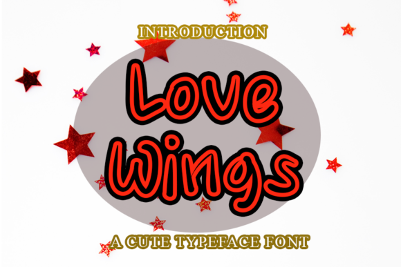 Love Wings Font Poster 1