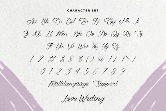 Love Writing Font Poster 4