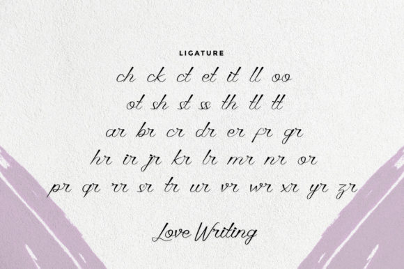 Love Writing Font Poster 6