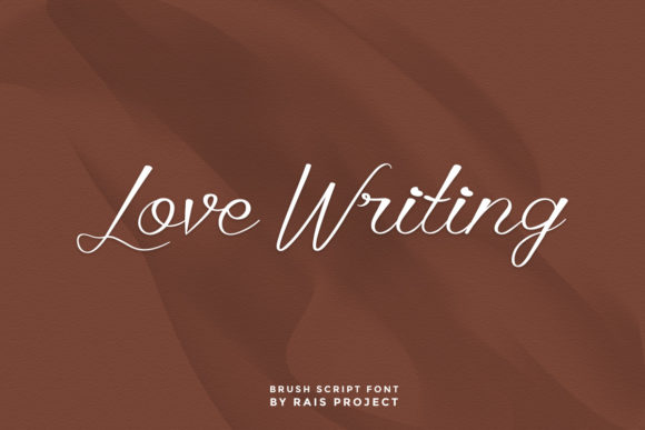 Love Writing Font Poster 10