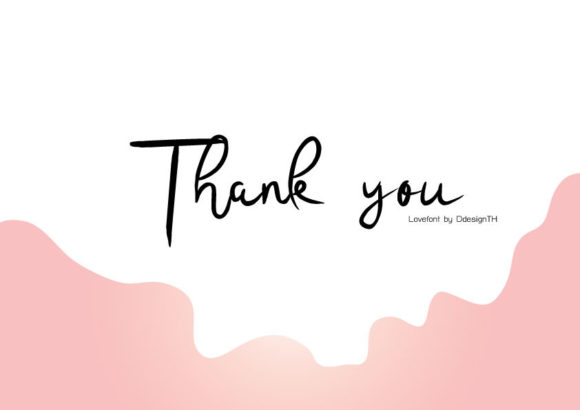 Love You Font Poster 5