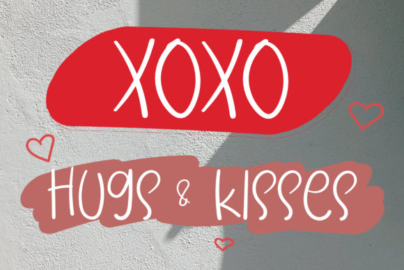 Love You Too Font Poster 4