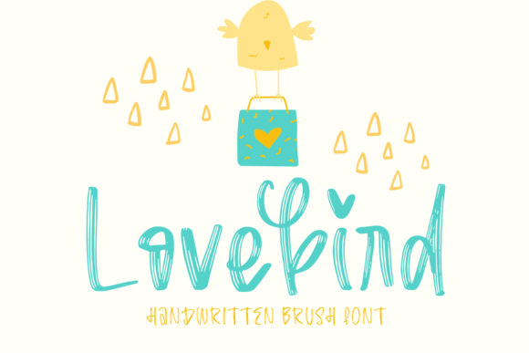 Lovebird Font Poster 1