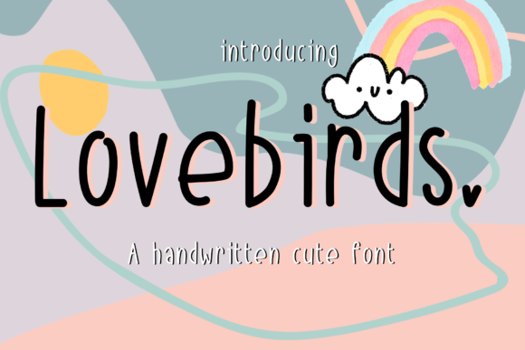 Lovebirds Font Poster 1