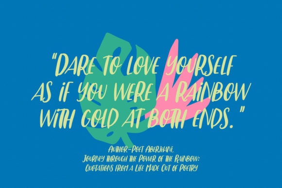 Lovegoods Font Poster 2
