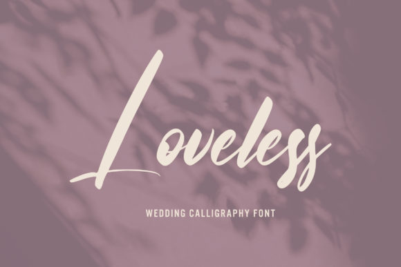 Loveless Font Poster 1