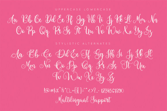 Loveliest Font Poster 13