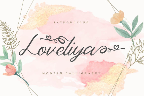 Loveliya Font Poster 1