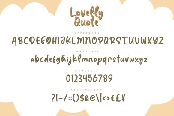 Lovelly Quote Font Poster 3