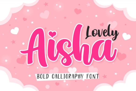 Lovely Aisha Font Poster 1