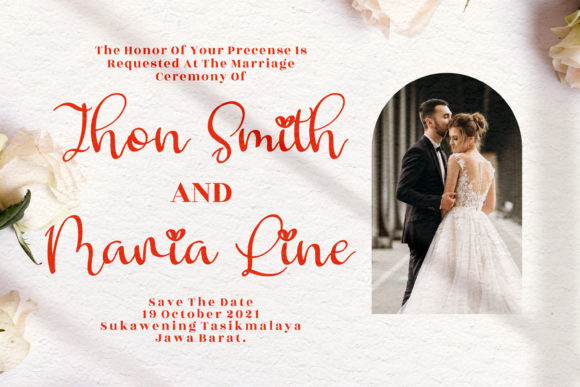 Lovely Beralyna Font Poster 6