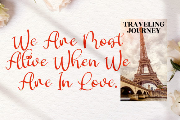 Lovely Beralyna Font Poster 7