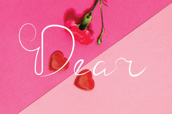 Lovely Card Font Poster 3